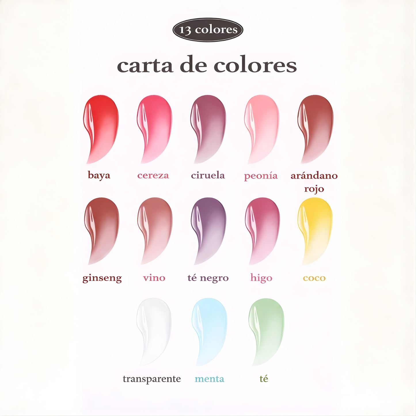 Aceite y tinte labial de manzana